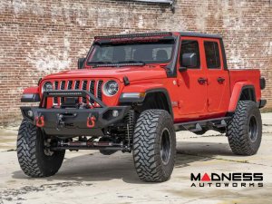 Jeep Wrangler JL Lighting Upgrade - 50in Windshield Mount - Black Series w/ White DRL - Single Row LED